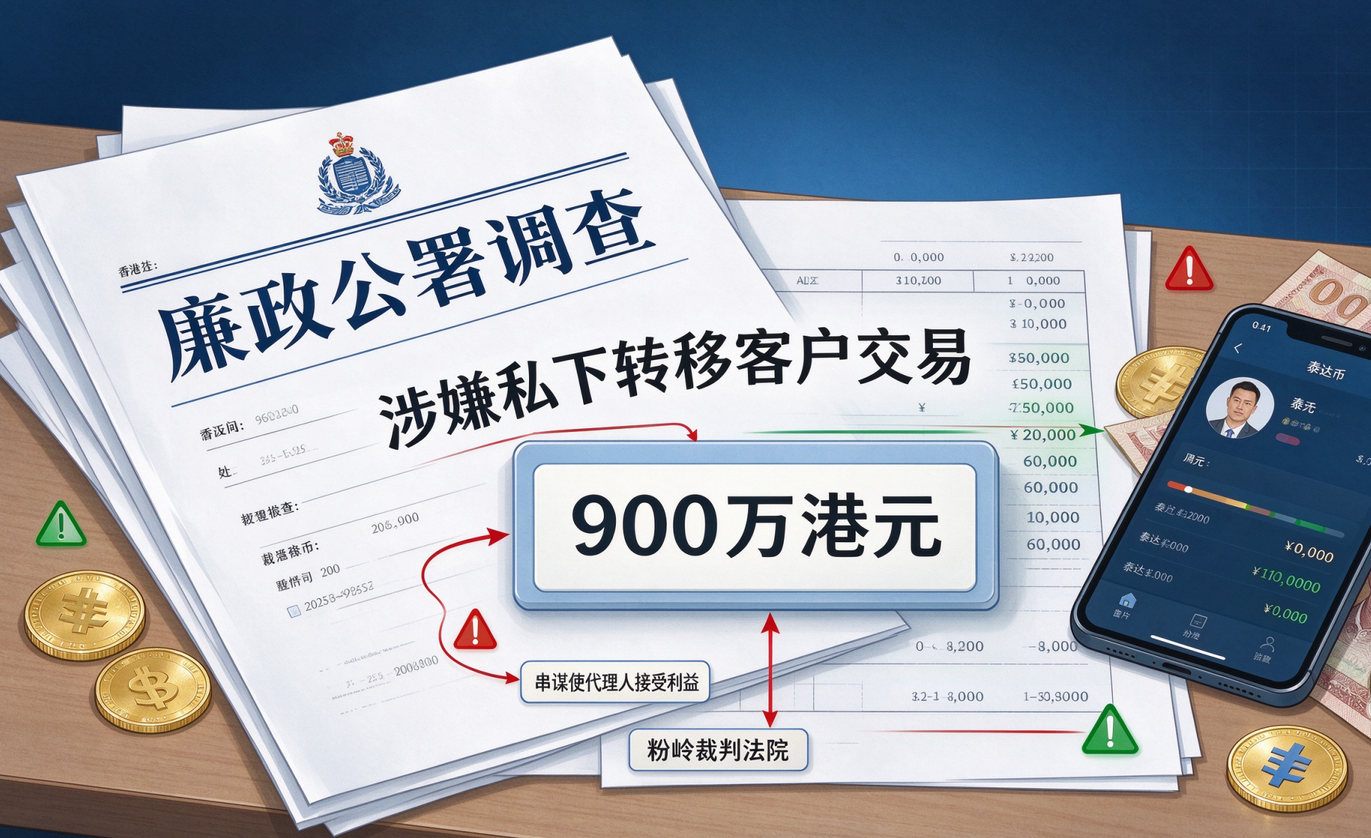廉署起诉加密货币找换店前职员 涉收贿私下转移客户交易900万港元(图1) 廉署起诉加密货币找换店前职员 涉收贿私下转移客户交易900万港元(图1)